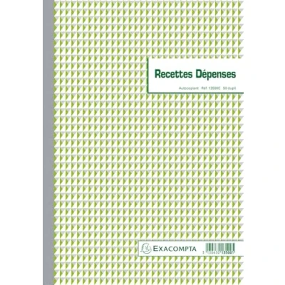 Afbeelding van Recepten voor uitgaven, 29,7 x 21 cm, 50 zelfdoorschrijvende dubbele vellen