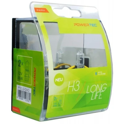 Afbeelding van Gloeilamp voor de auto MTECPTZLL3 DUO M Tech H3 55W 12V (2 Onderdelen)