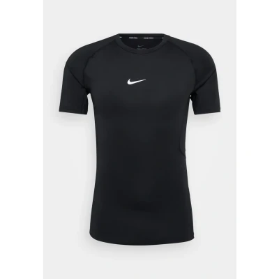 Afbeelding van Nike Men&#039;s Short Sleeve Top M Np Df Tight Ss, Black/White, FB7932 010, S