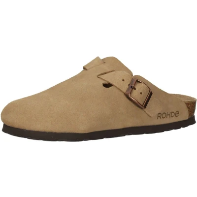 Afbeelding van Rohde Sunnys No15 klompen dames pantoffels muiltjes leer 6071 camel