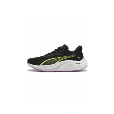 Afbeelding van Puma Electrify Nitro Sneakers laag blackyellow alert, Dames, Maat: 42.5, Black yellow alert Textiel