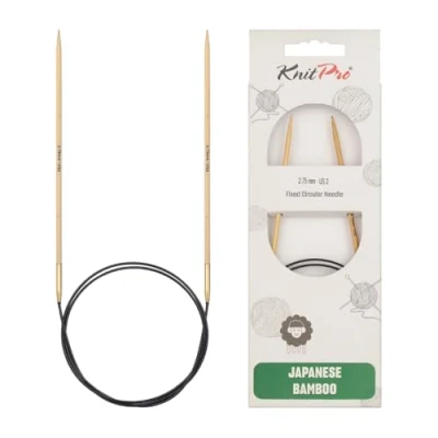 Afbeelding van KnitPro Bamboe rondbreinaalden 60cm 2.75mm 3st