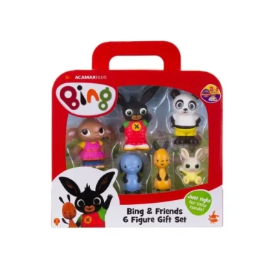 Afbeelding van Spectron Bing &amp; Friends poppen cadeauset 6 delig in de kleur Multicolor