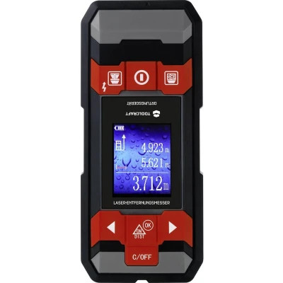 Afbeelding van TOOLCRAFT LDM D30 Detectieapparaat Incl. laserafstandsmeter