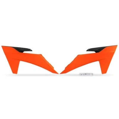 Afbeelding van UFO Radiateurkappen KTM SX125 SX250 SX150 SXF250 SXF350 SXF450 2023 Fluor Oranje