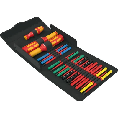 Afbeelding van Wera Kraftform Kompakt VDE Safe Torque Speed Schaltschrank Set 1 Wisselklingset Kruiskop Phillips, Pozidriv, Torx, Plat, Inbus, Dop (zeskant)