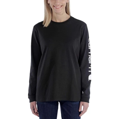 Afbeelding van Carhartt Workwear Sleeve Logo Zwart Long Shirt Dames L