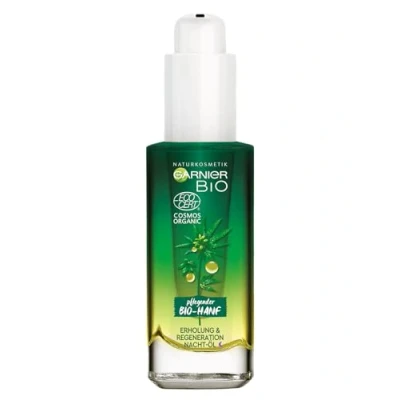 Afbeelding van Garnier Organic HEMP Night OIL Gezichtsolie, Dames, Maat: 30 ml,