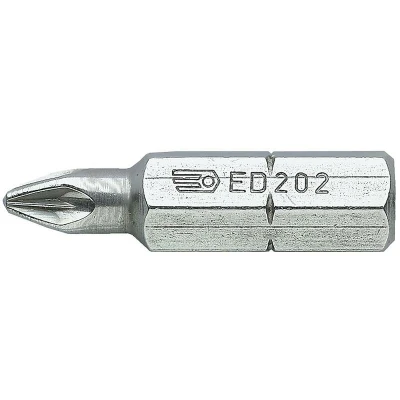 Image de FACOM ED.201 embout de vissage standard série 2 pour vis cruciformes Pozidriv 32mm PZ1