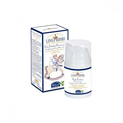 Afbeelding van Helan, Linea Kids Bio, luierverschoningscrème voor baby&#039;s en kinderen, rustgevende beschermende pasta roodheid irritatie, ook de gevoelige huid, met calendula, aloë vera vitamine E