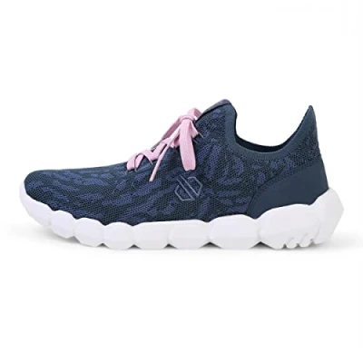 Afbeelding van Dare 2b Hex AT Lichte ademende sneakers voor dames, Orion Grey Poeder, Roze