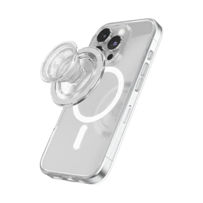 Afbeelding van PopSockets Telefoongrip voor MagSafe Doorzichtig Glitter