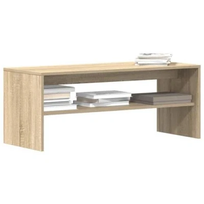 Afbeelding van vidaXL Tv meubel 100x40x40 cm bewerkt hout sonoma eikenkleurig