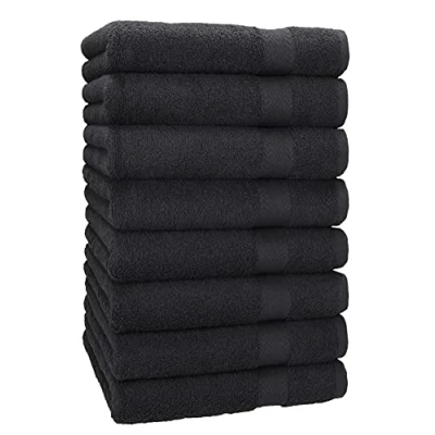 Afbeelding van Betz Set van 8 premium handdoeken, 50 x 100 cm, 100% katoen, oudroze