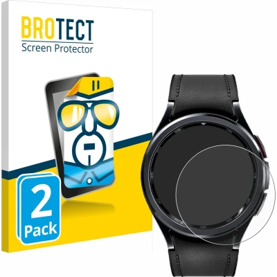 Afbeelding van BROTECT Screenprotector voor Samsung Galaxy Watch 6 Classic (43 mm) Folie Beschermfolie transparant (2 Stuks)