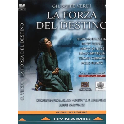 Afbeelding van Susanna Branchini, Renzo Zulian, Orchestra Filarmonia Veneta Verdi: La Forza Del Destino (DVD)