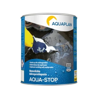 Afbeelding van Aquaplan aqua stop waterdichte dakreparatiepasta 1 kg