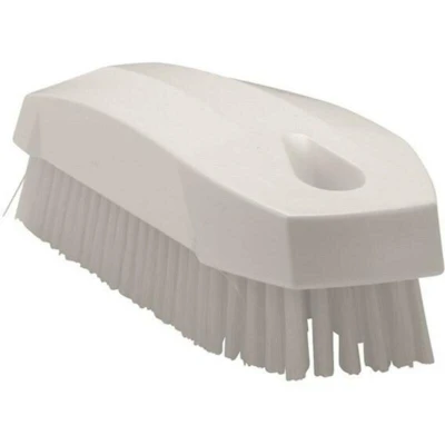 Image de VIKAN 64405 brosse à ongles S, 130 mm, polyester, dur, blanc 6440/5
