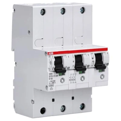 Afbeelding van ABB, FI stroomonderbreker, Stotz S&amp;J Hoofdschakelaar S751/3DR E63