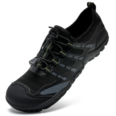 Afbeelding van Waterschoenen voor dames en heren, hardlopen, strand, fitnessstudio, zwemmen, snorkelen, surfen, Winner Black