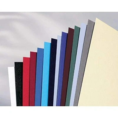 Afbeelding van GBC LeatherGrain 100 stuks inbindhoes