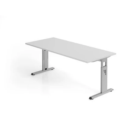 Afbeelding van MEGA 19 G Bureau 180 x 80 Tafelhoogte I In hoogte verstelbaar Beuken/Grafiet