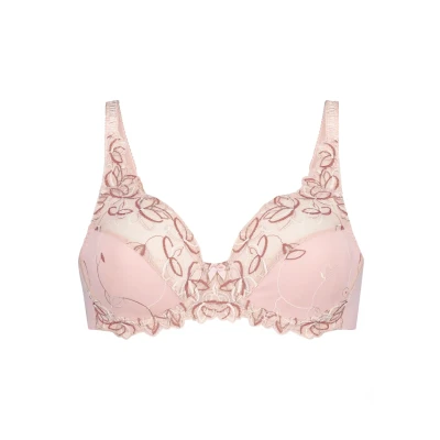 Afbeelding van Hunkemöller Dames Lingerie Niet voorgevormde beugel bh Diva Roze maat D80