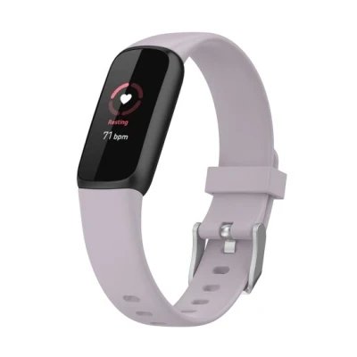 Afbeelding van Fitbit Luxe Sportbandje met gesp Maat: Large Licht paars