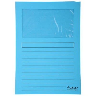 Image de Paquet de 25 chemisesà fenêtre forever 120g/m² 22x31cm