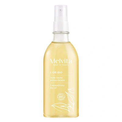 Afbeelding van Melvita L&#039;Or Bio Huile Extraordinaire Corps, Visage, Cheveux 100ml Olie 100 ml