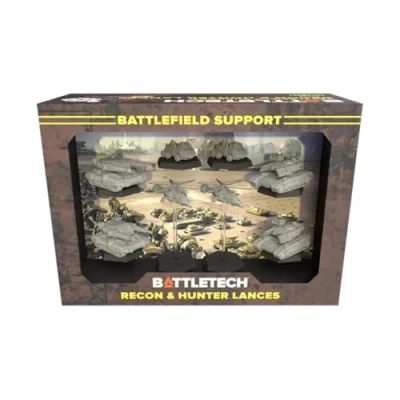 Afbeelding van BattleTech Mercenaries Forcepack Battlefield Support Recon &amp; Hunter Lances Uitbreiding Miniatuurspel Catalyst Game Labs Leeftijd 14+