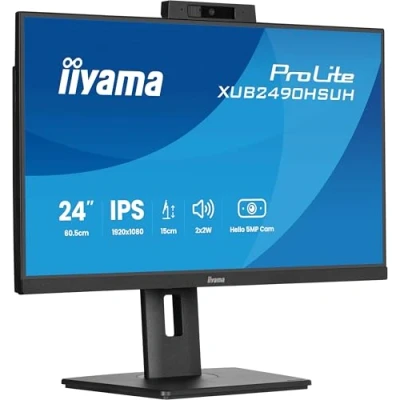 Afbeelding van iiyama ProLite XUB2490HSUH B2 LED monitor 24&#039;&#039; IPS 1920 x 1080 Full HD 100 Hz 4 ms 250 cd/m² 1300:1 zwart