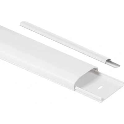 Afbeelding van Maclean Kabel Verberg Cover Organizer D Line Wit 750mm/60mm/20mm