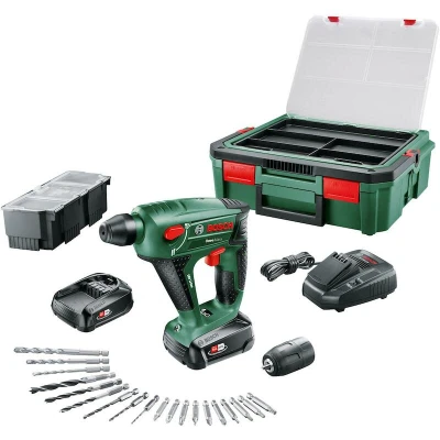 Afbeelding van Bosch Accuboorhamer Uneo Maxx 18V Met SystemBox 2 Accu&#039;s En Lader