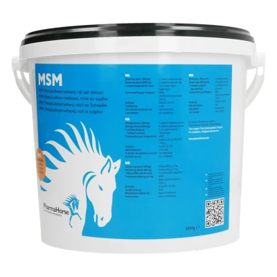 Afbeelding van MSM paard 3000 gram Paarden Supplementen