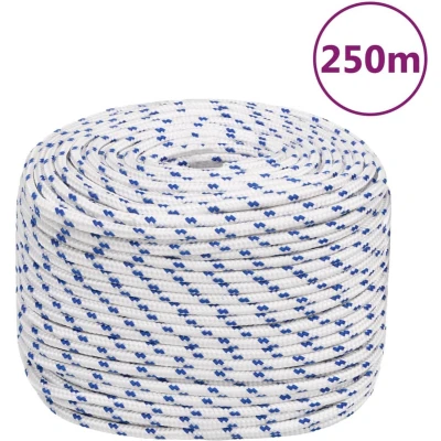 Afbeelding van vidaXL Boot touw 6 mm 250 m polypropyleen wit