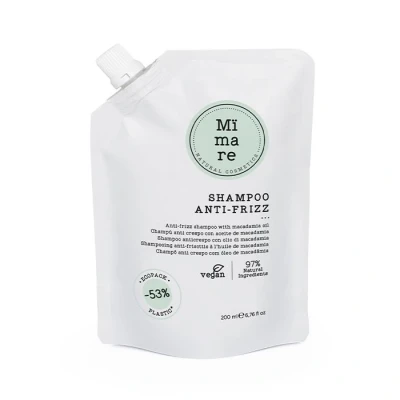 Afbeelding van Mïmare Anti Frizz Shampoo 200ml Voor Dik En Weerbarstig Haar Dierproefvrije Vegan Haarverzorging