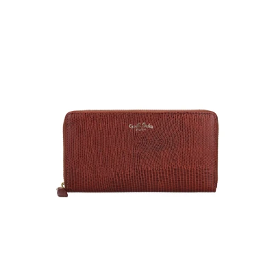 Afbeelding van Gusti Leder CARA Portemonnee, Dames, Maat: One Size, Rotbraun struktur