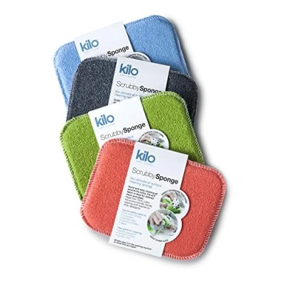 Afbeelding van Kilo Scrubby schuurspons, krasbestendig, met absorberende kern, veelzijdig inzetbaar, verschillende kleuren, Eén maat