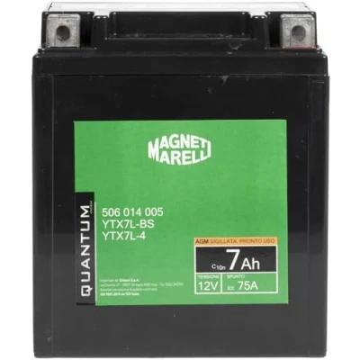 Afbeelding van QUANTUM ENERGY Magneti Marelli 3624 Accu 12V 7Ah 75A