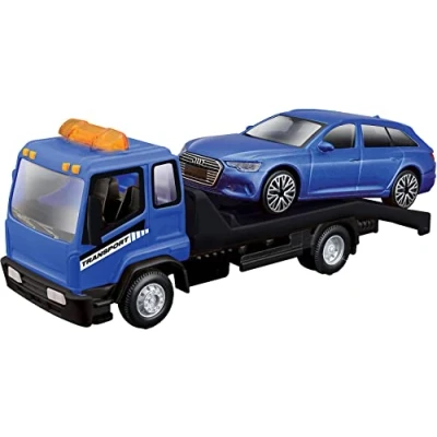 Image de Camion depanneuse avec Alfa Romeo Mito 1:43 Bburago Jaune