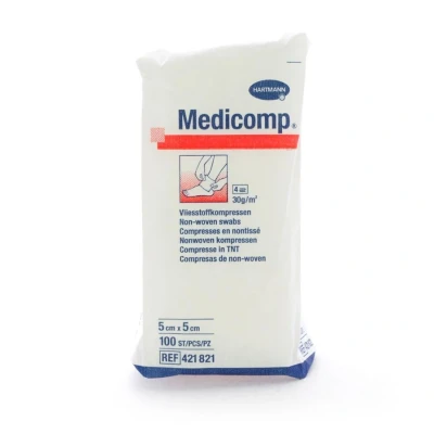 Image de Medicomp 5x5cm 4pl. Nst. 100 P/s