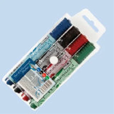 Afbeelding van 4 permanent markers in etui 80270