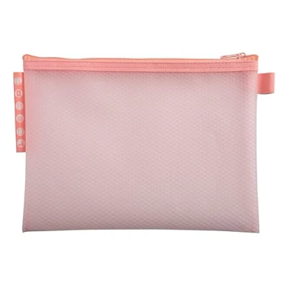 Afbeelding van Exacompta Ref. 37140E Pak van 3 EVA zachte plastic ritszakken A5 formaat Voor het opbergen benodigdheden, beauty accessoires verschillende kleuren