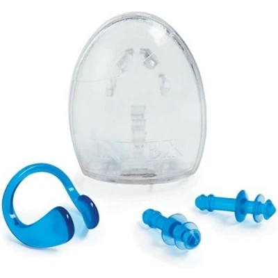 Afbeelding van Intex Oordoppen en neusclip blauw 3 delig