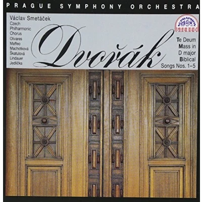 Afbeelding van Prague Symphony Orchestra, Václav Smetácek Dvorak: Mass In D major, Biblical Songs, Te Deum (CD)