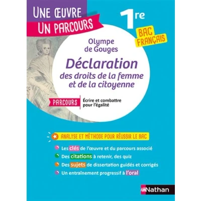 Image de Olympe de Gouges, Déclaration des droits la femme et citoyenne