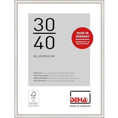 Afbeelding van DEHA Design Fotolijst Boston, 30x40 cm, Zilver