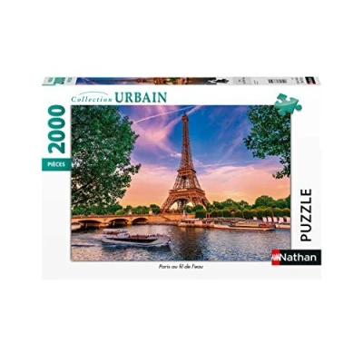 Image de Puzzle 2000 pièces Nathan Paris au fil de l&#039;eau