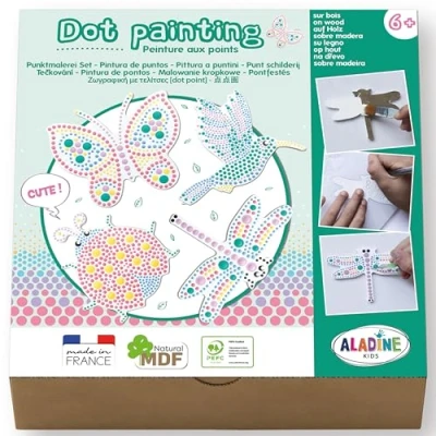 Afbeelding van Aladine Dot Painting Set Natuur